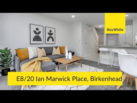 E8/20 Ian Marwick Place, Birkenhead, Auckland, 2 bedrooms, 1浴, Apartment