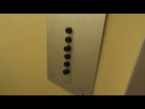 Amazing & Rare Original Old 1970 KONE Pop-Out Traction Elevator @ Nuijatie 19B, Vapaala, Vantaa, FIN