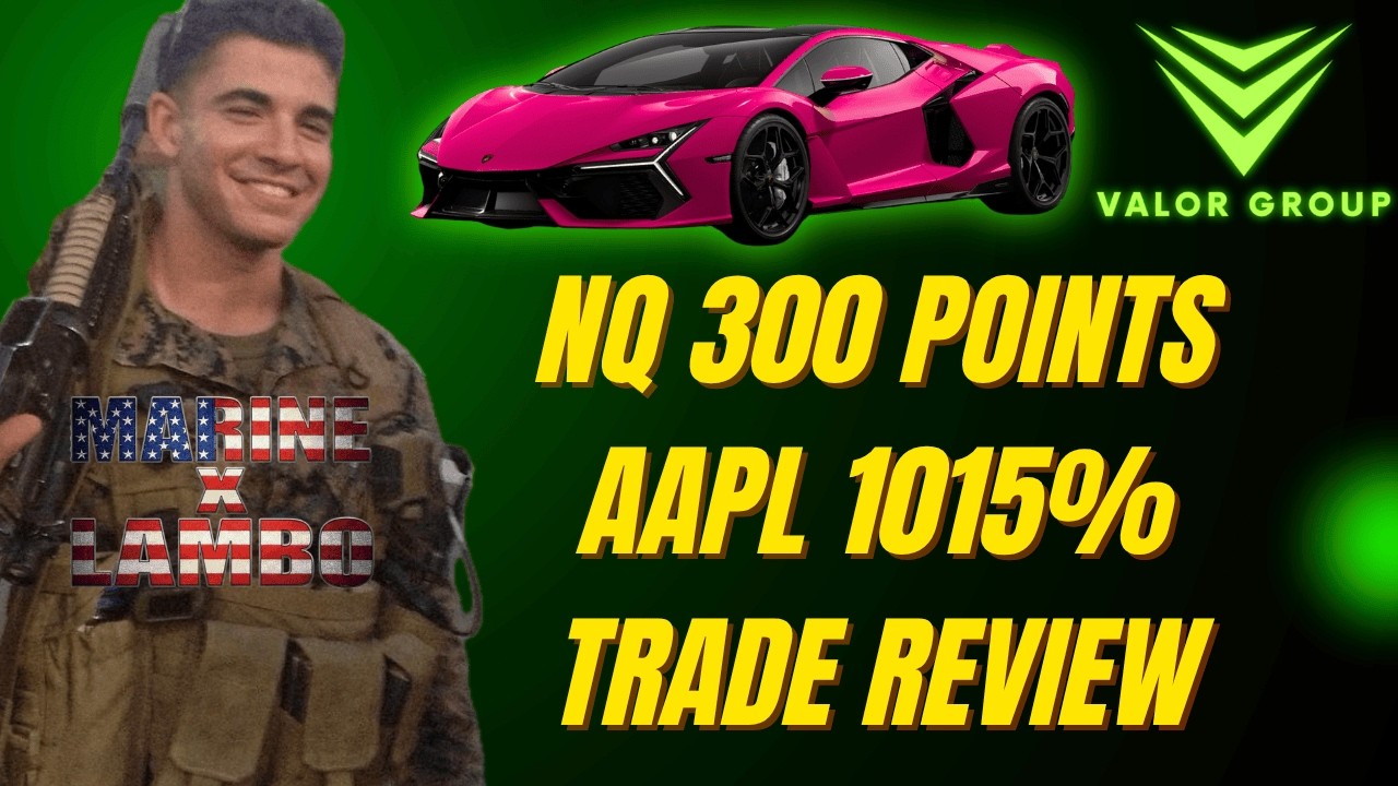 How I got 300 Points on NQ/ 1015% AAPL