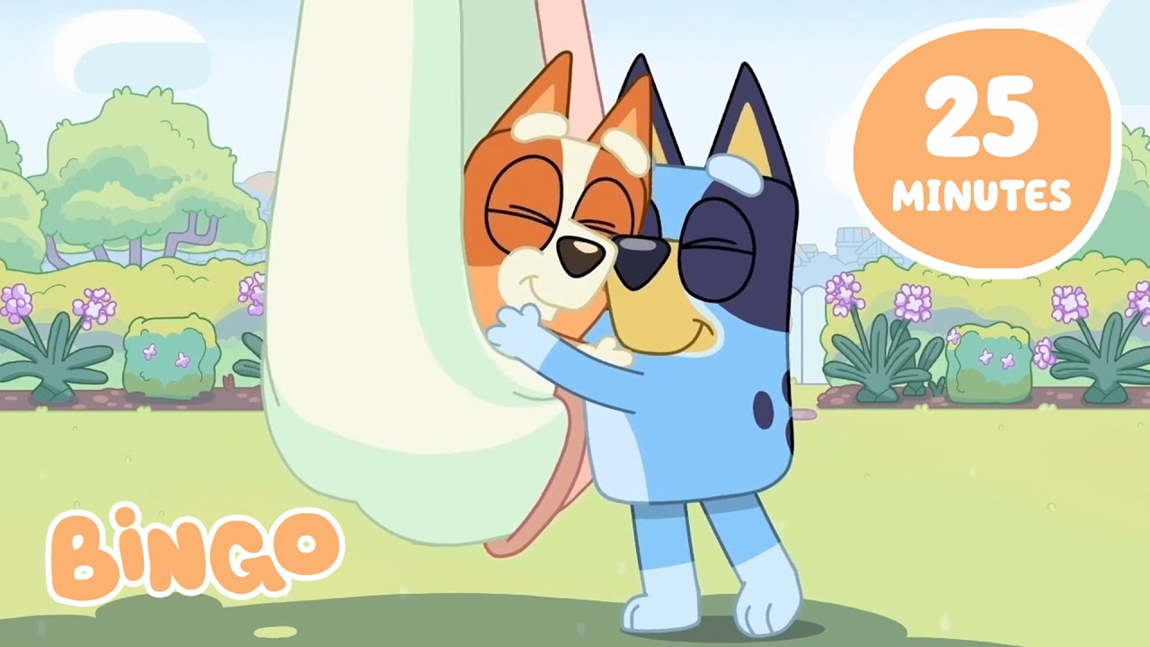 Bingo's Most Wholesome Moments ☺️ 🧡 | Unwind with Bluey and the Heelers | Bingo - Official Channel