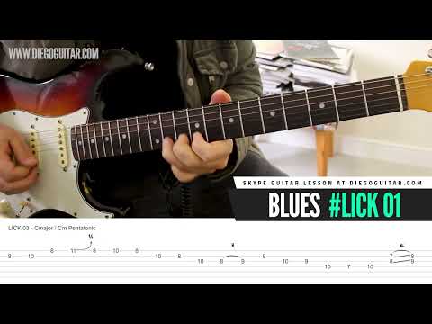 3 Blues Licks from The Book 101 Must-Know Blues Licks