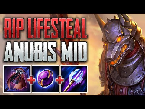 THEY BUFFED HIM JUST TO NERF HIM! Anubis Mid Gameplay (SMITE Conquest)