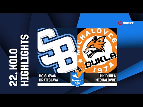 22. kolo: HC Slovan Bratislava - HK Dukla Michalovce 3:0 (1:0, 1:0, 1:0)