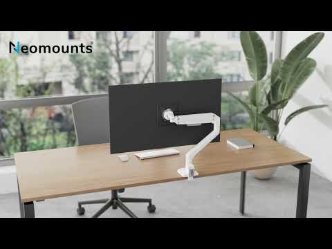 Neomounts NEXT Slim DS70-250WH1 vollbewegliche Tischhalterung für 17-35" Bildschirme - Weiß video preview