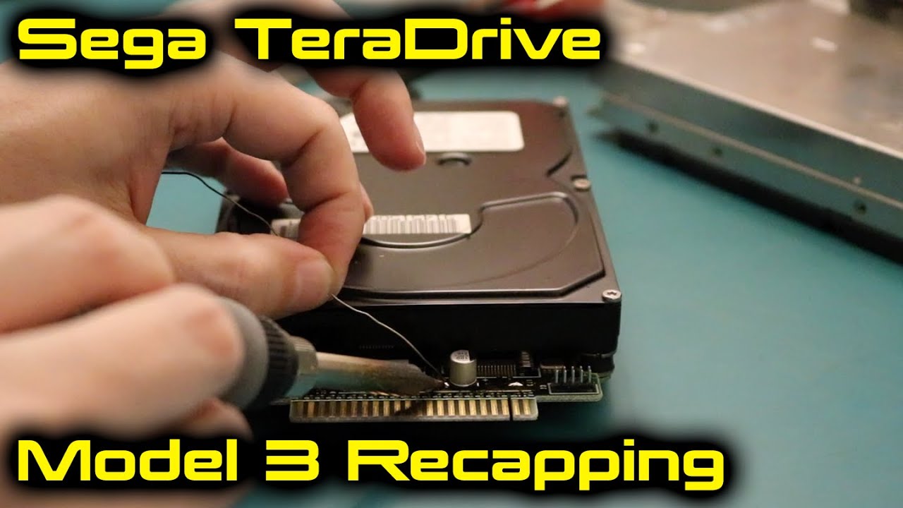 Sega TeraDrive Model 3 WDL-330P Hard Drive Recapping