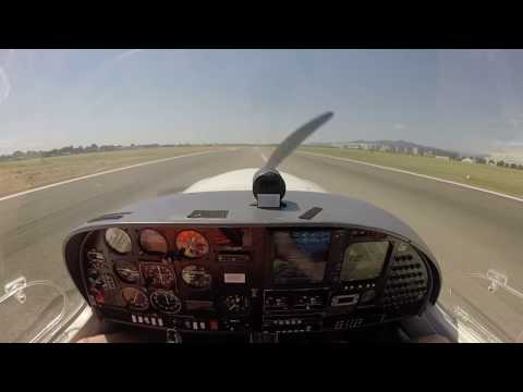 2016/6 IFR DA40 LFQB - LFGA, Low Cloud