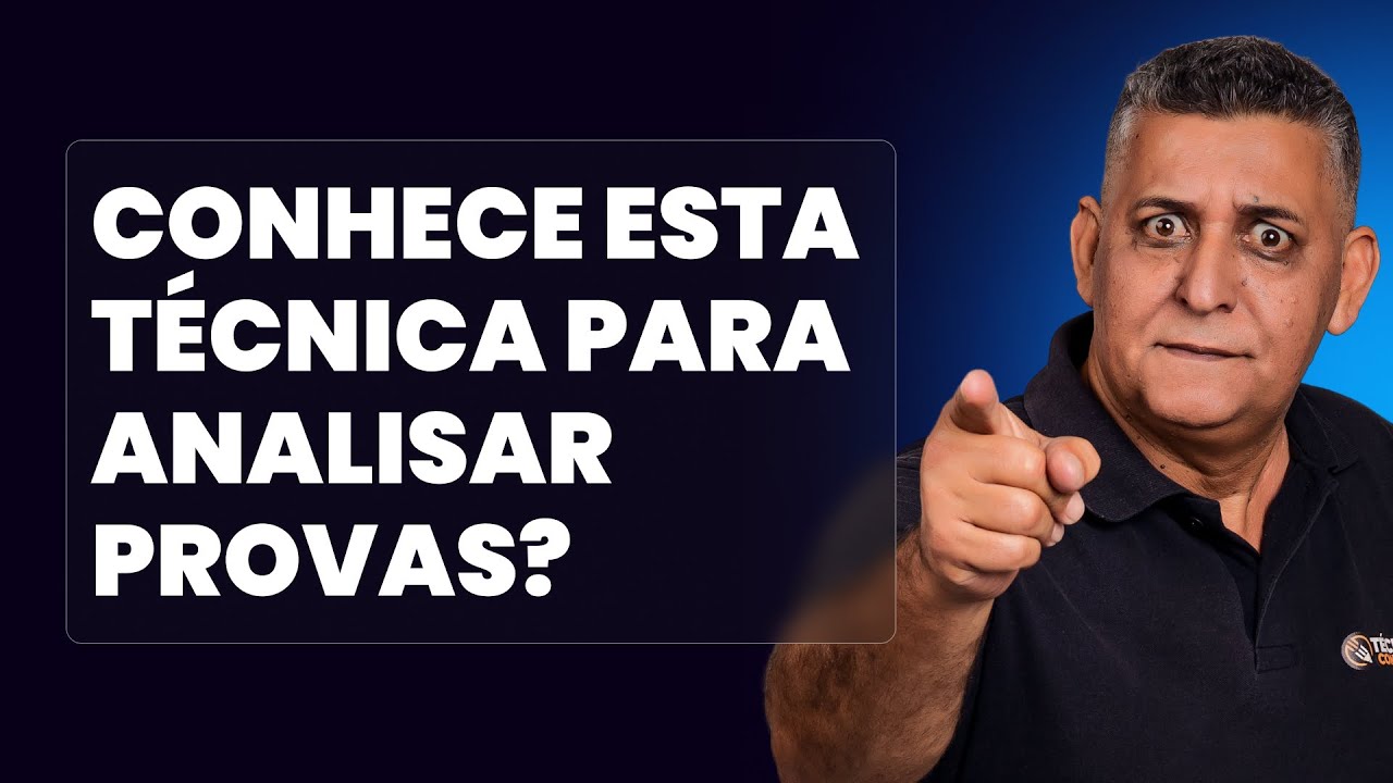 Conhece esta TÉCNICA PARA ANALISAR PROVAS? I Prof. João Batista I Concursos Públicos