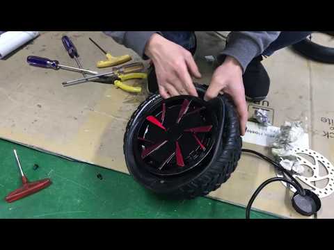 Remove and Install the Inner Tubes For EcoRider E4 9 Dual Motor Scooter
