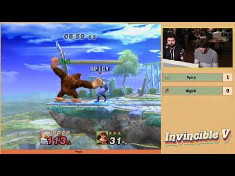 Spicy (Sheik) vs BigDK (DK) - Invincible 5 Pools