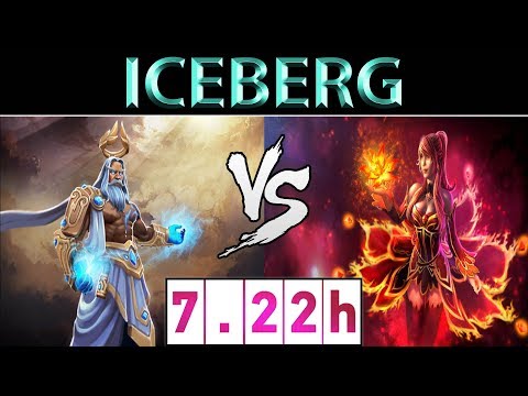 Iceberg [Zeus] vs [Lina] ► High EU Ranked ► Dota 2 7.22h