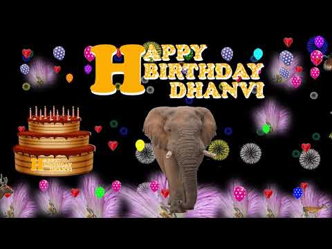 DHANVI HAPPY BIRTHDAY TO YOU