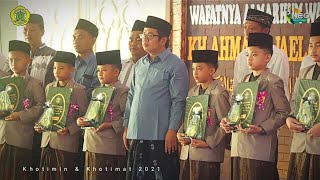 Penyerahan SYAHADAH Khotimin & Khotimat PPATQ Raudlatul Falah 2021