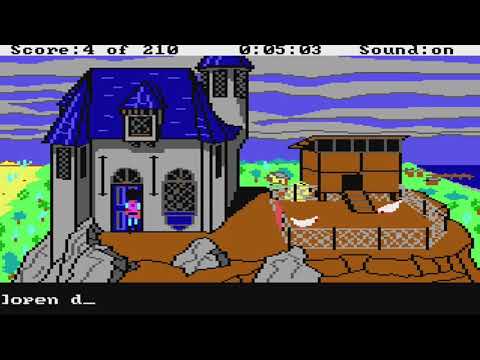 Let's Play King's Quest 3 EGA (Full Playthrough)