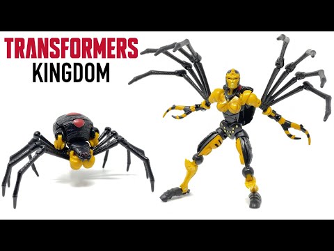 Transformers Kingdom Deluxe Class Blackarachnia Review