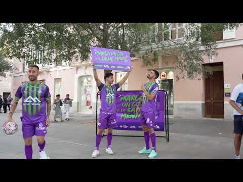 ConectaBalear y Palma Futsal marcando juntos goles por la Salud Mental. ⚽