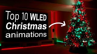 My TOP 10 Christmas WLED Effects