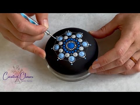 Dot Art Mandala Rock