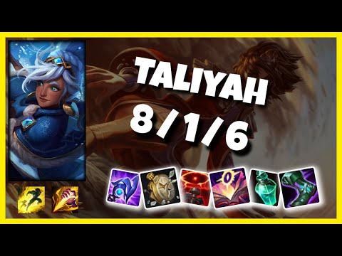 Taliyah vs Hecarim TURKISH Challenger JUNGLE (8/1/6) - v11.5