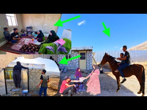 Building a house in the heart of the mountains; a love that no obstacle could stop!..