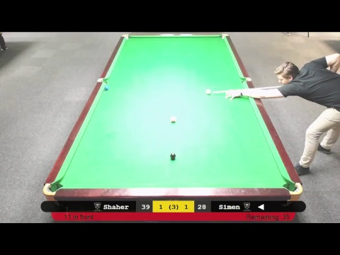 Shaher Alqasasfa - Simen Hatlevik, Stord Snookerserie Elite Hausten 2017