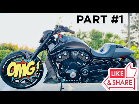 Part #1 How to install custom body kit For Harley Davidson V Rod #vrod #motorcycle #harleydavidson