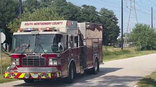 [Montgomery County ESD 8] Engine 11-1 Responding