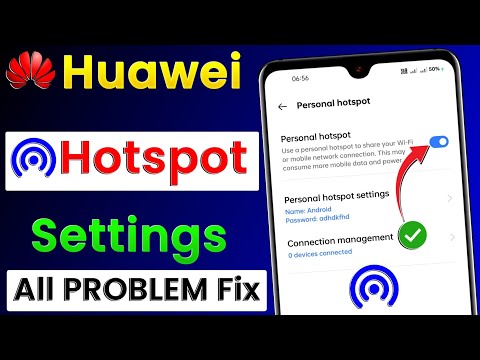 Huawei Hotspot Settings | Hotspot Settings In Huawei Phone | Huawei Mobile Ka Hotspot Settings