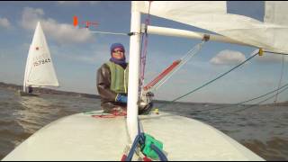 preview picture of video 'Laser Sailing - Frostbite windward leeward at NERYC.mov'