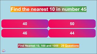 Find Nearest 10, 100, or 1000 in SECONDS!