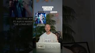 Artists Latest Song Vs. Their Most Popular Song: Carly Rae Jepsen #shorts #carlyraejepsen #trending