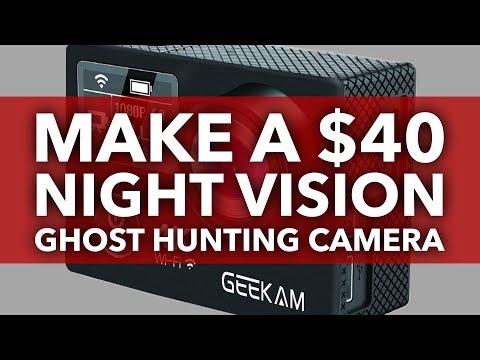 How to Make an Infrared Night Vision Camera for Ghost Hunting | Very Easy