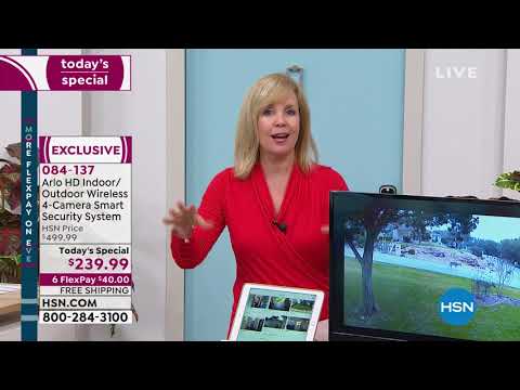 Arlo HD Indoor/Outdoor Wireless 6Camera Smart Security S...