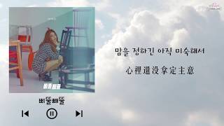 【韓繁中字】JUNIEL ( 주니엘 ) -  ZIGZAG ( 搖擺不定 / 삐뚤빼뚤 ) Feat. 상재