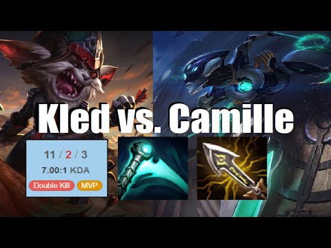Kled vs. Camille matchup (FACECAM stream highlight) - Soulmario