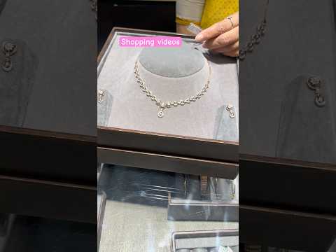 Tanishq Real Diamond Necklace Set with Price #tanishq #diamondnecklaces #shorts