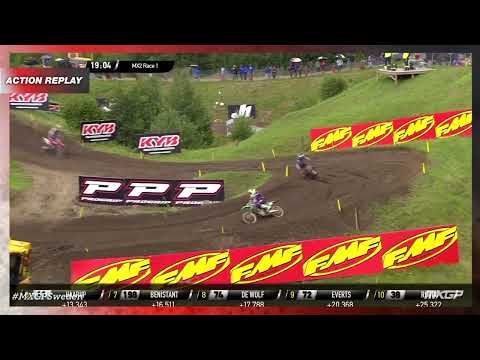 Horgmo vs Geerts | MX2 race 1 | MXGP of Sweden 2022 #MXGP #Motocross