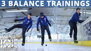 3 Balance Trainings for Iceskating Beginners