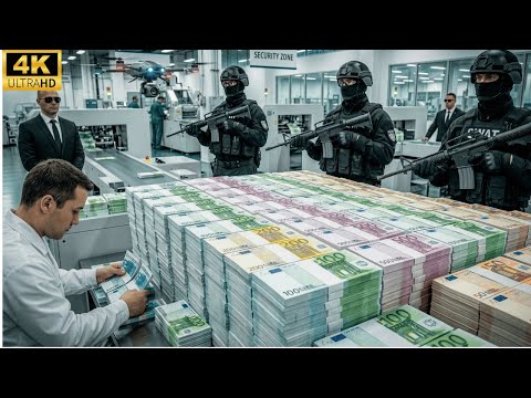 Inside Europe’s Ultra-Secure €100 Factory: How the World’s Toughest Banknote Is Made (Full Process)