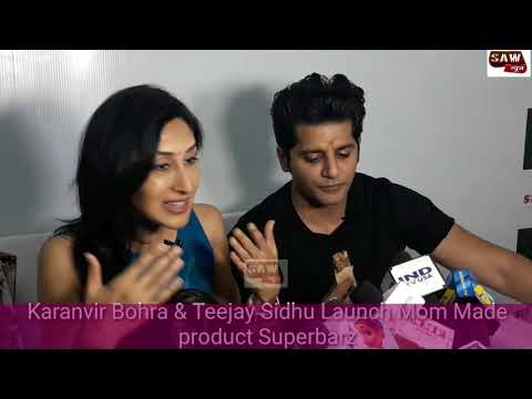 Karanvir Bohra & Teejay Sidhu Launch Organic Energy Bar Superbarz