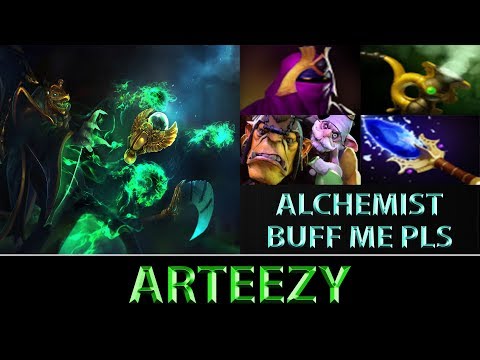 Arteezy [Necrophos] Alchemist Buff Me Please ► Dota 2 7.06f