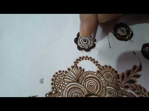 shabinaMehndiArt#BOLD FLOWER#BASIC FLOWER#