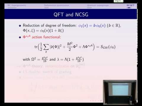 Axel de Goursac: Noncommutative Supergeometry and Quantum Field Theory