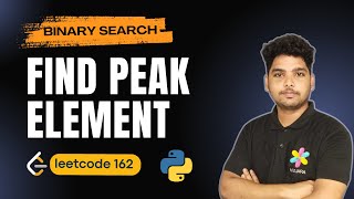 YouTube video 'Find Peak Element | Leetcode 162 | Binary Search'