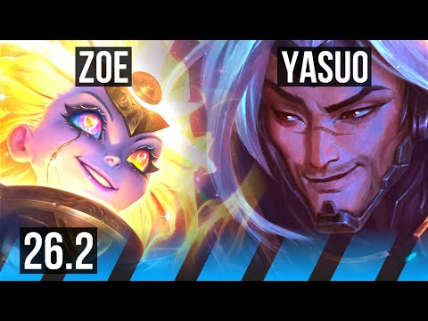 ZOE vs YASUO (MID) | 9k gold comeback, 60K damage | EUW Master | 26.2