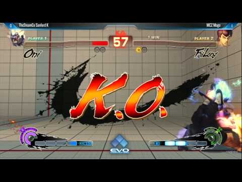 Sanford Kelly (Oni) vs Mago (Fei Long) - Evo 2014 USF4