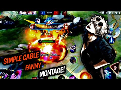 DEADLY CABLE | ACCURACY PLAY BY FENNI MOBILE LEGENDS | FANNY MONTAGE |