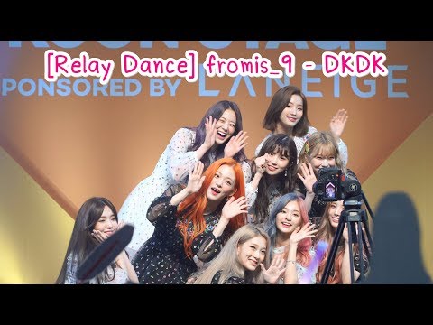 180930 [Relay Dance] fromis_9 (프로미스_9) - DKDK (두근두근) @ [KCON 2018 THAILAND] STAR Live Talk X M2