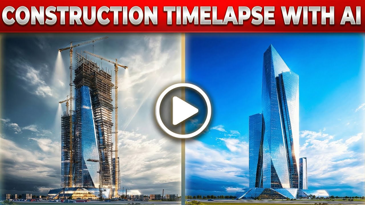 Create a Stunning CONSTRUCTION Timelapse with Midjourney AI