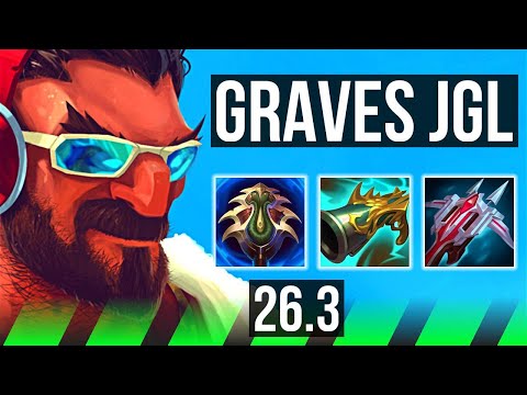 GRAVES vs VOLIBEAR (JGL) | 5k gold comeback, 44K damage | EUNE Grandmaster | 26.3