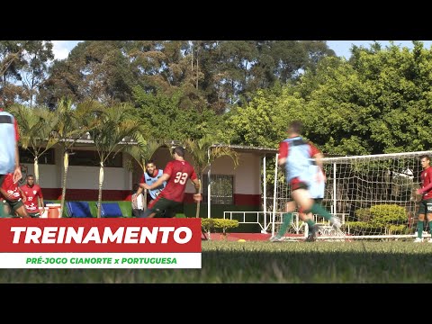 Treino pré jogo CIANORTE x PORTUGUESA || LUSA TV